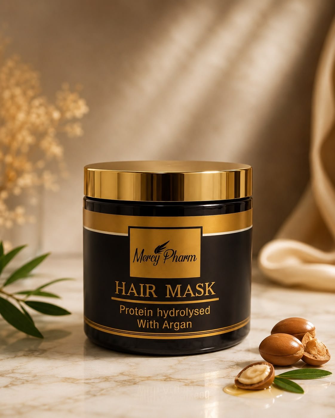 Argan Oil Hair Mask | Mercy Pharm